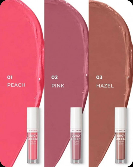 Румяна для лица жидкие «Juicy Cheeks», оттенок 01 Peach