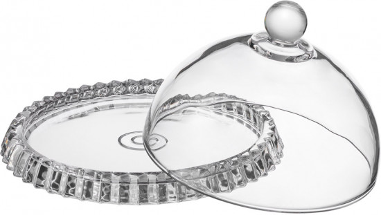 Блюдо сервировочное с крышкой «Crystality»