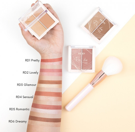 Румяна-корректор для лица «Rosy Duo Glow Satin», оттенок RD3