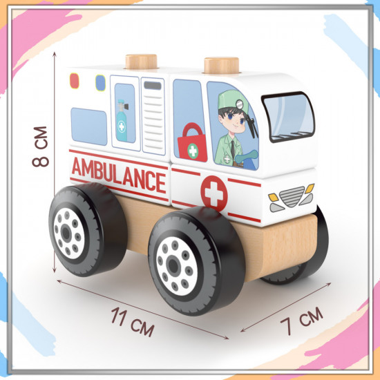 Игрушка 3 в 1 «Машина Скорой помощи»