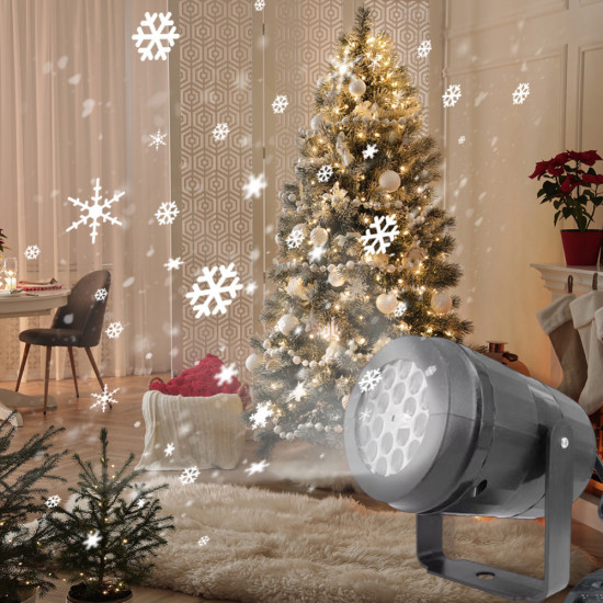 Проектор снежинок световой