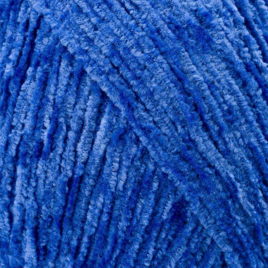 Пряжа для вязания «Микровелюр», цвет 550 Синий