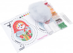 Набор для вышивания бисером «Снеговик» - Фото 1