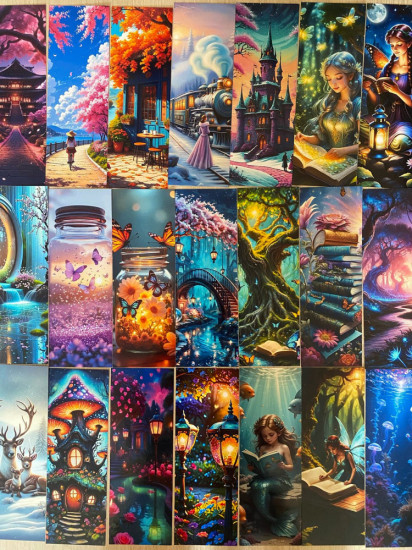 Набор закладок для книг «Осенний вайб»