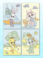 Водная раскраска «Цветняшки» - Фото 5