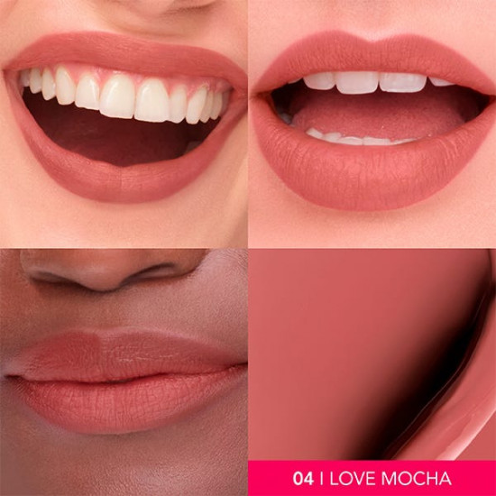 Помада для губ жидкая матовая «Cloud Crème Velvet Matte», тон I Love Mocha