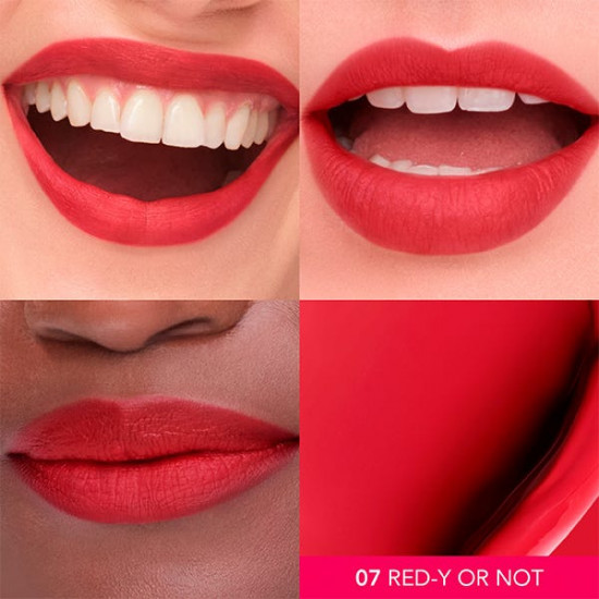 Помада для губ жидкая матовая «Cloud Crème Velvet Matte», тон 07 Red-y or Not