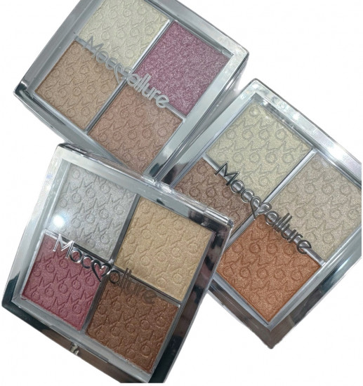 Палетка хайлайтеров для лица «Moco Backstage», оттенок 02