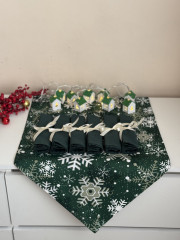 Новогодний набор для декора стола «Домик» - Фото 4