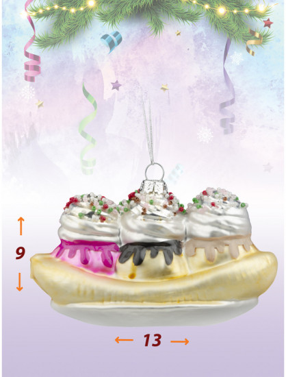 Набор игрушек ёлочных «Сластена»