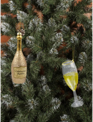 Набор игрушек ёлочных «Золотые искры» - Фото 2