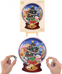 Пазл деревянный «Снежный шар» - Фото 8
