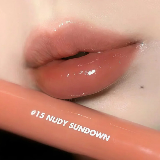 Глянцевый тинт для губ со стеклянным эффектом «Glasting Water Tint», тон 15 Nudy Sundown