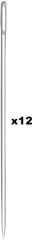 Набор игл ручных для вышивания с серебряным ушком №5 - Фото 7