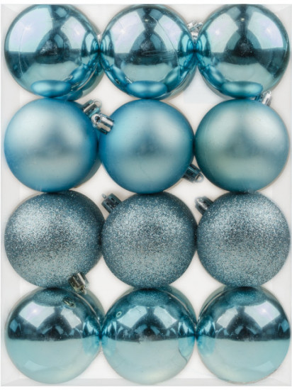 Набор шаров ёлочных «Нежность снежность»