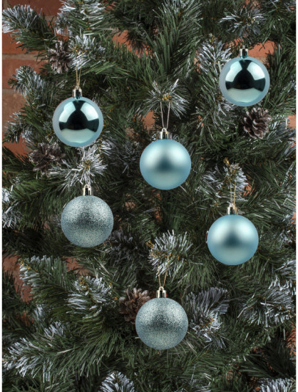 Набор шаров ёлочных «Нежность снежность»