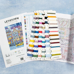 Набор для вышивания «Зимний таунхаус» - Фото 1