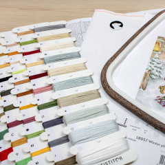 Набор для вышивания «Зимние игры» - Фото 2