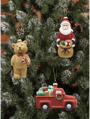 Набор игрушек ёлочных «Спешим поздравить» - Фото 2