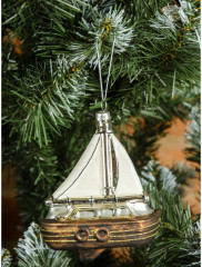 Игрушка ёлочная «Кораблик» - Фото 4