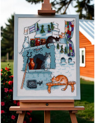 Набор для вышивания «Кошкин дом» - Фото 4