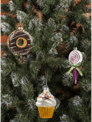 Игрушка ёлочная «Корзиночка с кремом» - Фото 3