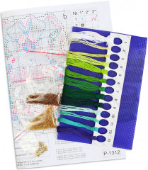 Набор для вышивания на пластиковой канве «Волшебство леса» - Фото 1