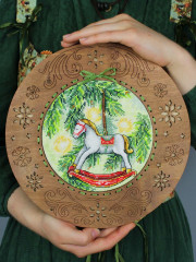 Рамка для вышивки «Морозное кружево» - Фото 4