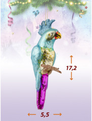 Игрушка ёлочная «Попугай» - Фото 2