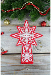 Набор для вышивания на перфорированном фетре «Звезда на вершину» - Фото 4