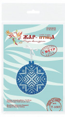 Набор для вышивания на перфорированном фетре «Снежный узор» - Фото 4