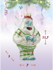 Игрушка ёлочная «Снежный человек» - Фото 2