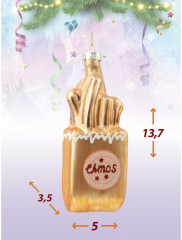 Игрушка ёлочная «Чуррос» - Фото 2