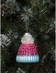 Игрушка ёлочная «Шапочка с помпоном» - Фото 3