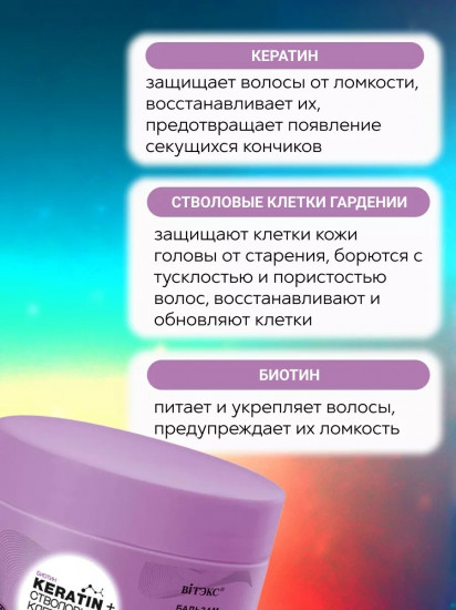Бальзам для волос «Восстановление и омоложение»