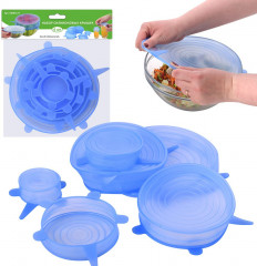 Набор силиконовых крышек - Фото 1