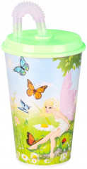 Стакан с трубочкой «Фея» (0,5 л) - Фото 1