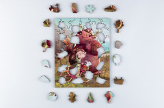 Пазл деревянный «Веселый пикник» - Фото 2