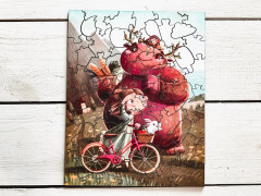 Пазл деревянный «Веселый пикник» - Фото 3