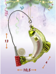 Набор игрушек ёлочных «На рыбалке» - Фото 4