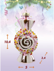 Набор игрушек ёлочных «Фургон сладостей» - Фото 3