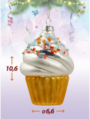 Набор игрушек ёлочных «Набор сладкоежки» - Фото 4