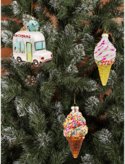 Набор игрушек ёлочных «Фургончик с мороженым» - Фото 5