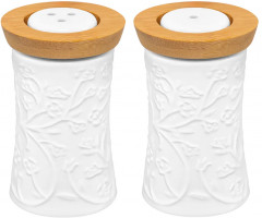 Набор для специй с салфетницей на подставке «Веточки-цветочки» - Фото 4