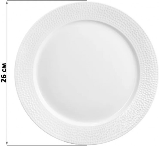 Набор тарелок «Белый коралл»