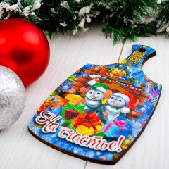 Доска разделочная «На счастье!» - Фото 1