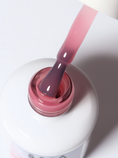 База для ногтей камуфлирующая трехфазная, оттенок 017 Розовый