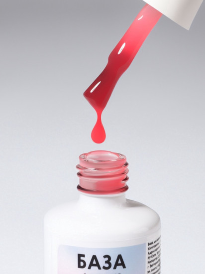 База для ногтей камуфлирующая трехфазная, оттенок BG022 Розовый