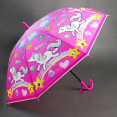 Зонт-трость для девочек «Единорог с радугой» - Фото 6