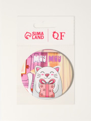 Зеркало карманное «Котик» - Фото 2